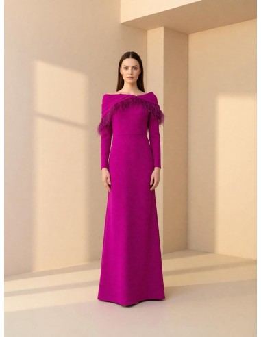 Vestido largo de Carla Ruiz  mod. 52548