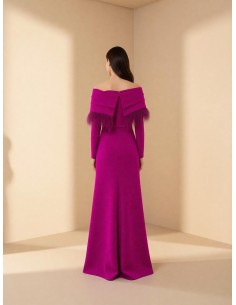 Vestido largo de Carla Ruiz  mod. 52548 2