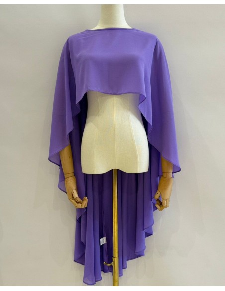 Capa de gasa larga. El complemento que realza todo tipo de vestidos, para añadir el toque mágico perfecto a la novia/invitada.