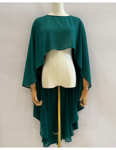 Capa de gasa larga. El complemento que realza todo tipo de vestidos, para añadir el toque mágico perfecto a la novia/invitada.