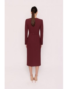 Vestido abotonado cinturón de Carla Ruiz mod. 53048 2
