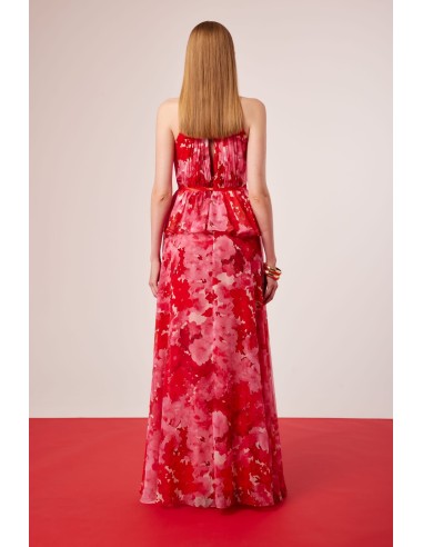 Vestidos Carla Ruiz confeccionado en georgette estampado.